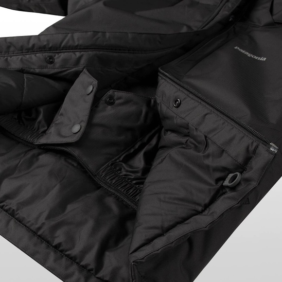 EUC Patagonia Snowshot Jacket Youth (M) Black - Picture 8 of 16